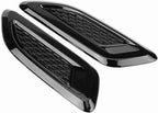 Exterior Hood Air Vent Outlet Wing Trim ABS Plastic Hood Air Vent Trim Replacement for 2012-2018 Sport 2014-2018 Discovery 4 2010-2016 2 2007-2014 (All Black)