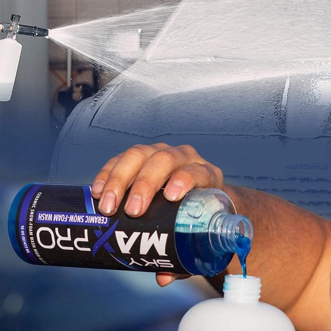 Ceramic Snow Foam Car Wash Shampoo High-Gloss Hyper Foaming Ceramic Car Wash Soap 16 oz