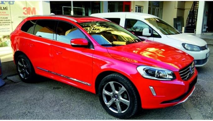 3M Car Wrap Roll 2080 Gloss Hot Rod Red | G13 | (5ft x 10ft (50 Sq/ft)) | Automotive Vinyl Wrap for Cars - Car Interior Wrap & Exterior | w/Free Instawraps Pro Glove