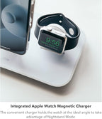 Mophie 3-in-1 Stand for MagSafe Charger - Simultaneous Charging for iPhone, Apple Watch, and AirPods (Magsafe Charger not Included)