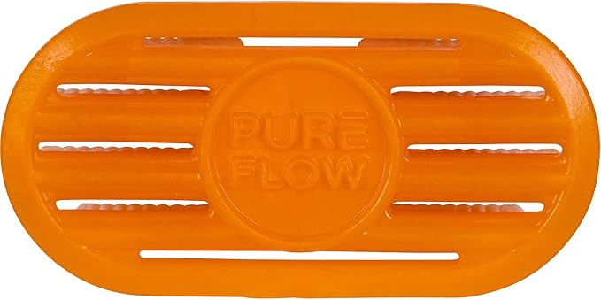 PUREFLOW Cabin Filter Air Freshener with Odor Eliminator – Fits on Most Car, Truck, and SUV Cabin Air Filters - Tropical Peach (Pack of 2)