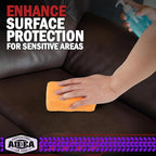 AIDEA Microfiber Applicator Pad-8Pack, Car Wash Sponge, Premium Microfiber Sponge and Cleaning Pads, Perfect for Effortless Wax, Sealant, and Conditioner Application-Orange