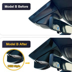 Fitcamx 2K Dual Dash Cam Suitable for RAM 1500 (Model B) 2019 2020 2021 2022 2023 2024 Rebel Big Horn Laramie, OEM Look, Front 1440P Rear 1080P Video, Loop Recording, WiFi&APP, G-Sensor, 64GB Card