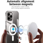 Mag Safe Case Magnet Sticker XZC 2Pcs Strong Magnetic Wireless Charging Magnet Mag Safe Sticker Magnet Circle for iPhone 12 Pro Max 12 Mini 11 Xs Xr 8 Mobile Phone Case