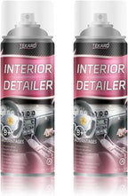 Car Interior Cleaner, Leather Cleaner, 15 oz. Large-Capacity Interior Detailer in Iron Can, Wheel Cleaner, Suitable for Cleaning Rubber, Plastic, and Leather Surfaces Inside Vehicles (2 Bottle)