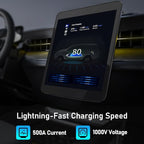 2026 Upgraded Tesla Supercharger to CCS1 Charger Adapter, [Max 500A 1000V] Fast Charge Electric Vehicle Charging Adapter, NACS to CCS Electric Vehicle Adapter Fit for All Ford EVs, GM, Rivian