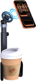 Vitog 2-in-1 MagSafe Car Mount, 2026 Hands Free Phone Holders for Your Car, Strong Magnetic Cup Holder Phone Holder for iPhone 17-12 Pro Max, Samsung & More Smartphones, Universal for Truck/SUV/Tesla
