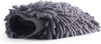 Chenille Microfiber Car Wash Mitt, Scratch-Free, Lint-Free, Highly Absorbent Cleaning Glove for Cars, Trucks & Motorcycles – Large, Gray