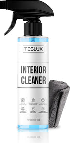 Interior Cleaner For Tesla White & Black Vegan Leather - Stain Remover - Solution for Complete Interior Cleaning - Ideal for Seats, Doors, Console, Dash - Accessories For Tesla Model 3, Y, S, X