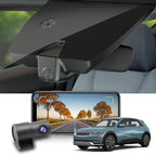Fitcamx Dual 4K+Rear 1080P Dash Cam Adapts for Hyundai IONIQ 5 2022-2024 (6 Vents) SE Standard Range SEL Limited, OEM Look, WiFi & APP, 2 Way HD Video, Loop Recording G-Sensor, Easy to Set, 128GB Card