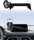 SKYLOTEC Car Phone Holder for Mazda CX-5 CX5 2017 2018 2019 2020 Accessories 7-Inch Screen Fixed Clip, Automobile Cradles Magnetic Phone Mount Compatible with MagSafe, Strong Magnets Cell Phone Base