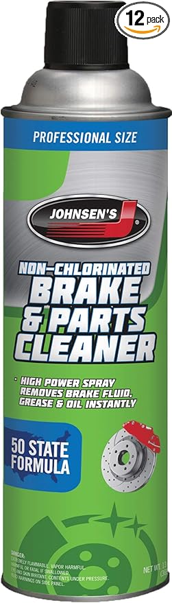Johnsen's 2417C-12PK California VOC Compliant Non-Chlorinated Brake Parts Cleaner - 13 oz., (Pack of 12)