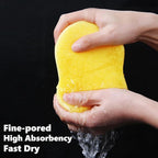 3 Pack Large Car Wash Sponge, Jumbo Bone Shape Sponges for Auto Detailing, Non-Scratch Foam Scrubber for Bathroom Tile, Grout, Boat & Dog Washing, Multi-Use Soft Porous Cleaning Tool