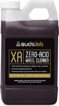 Suds Lab XA Zero-Acid Wheel Cleaner - Cleans Brake Dust and Grime for Car Rims and Tires - Safe on Chrome, Alloy and Aluminum Rims - 64 oz