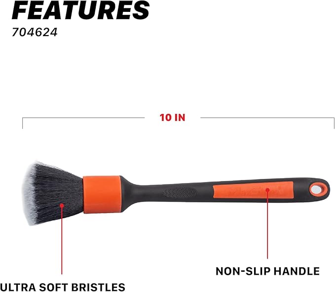 Maxshine Universal Ultra Soft ESS Detailing Brush (Large) – Professional Brush for Interior, Exterior, Leather Seats, Engine Bay, Plastic & Wheels – Ever So Soft Premium Detailing Tool