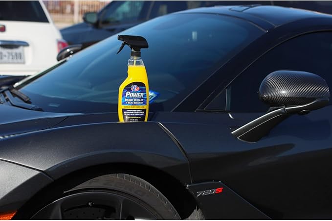 VP Racing Fuels VP Power 4 Pack Car Detailing Cleaning Kit, All-Purpose Cleaner, Spray Wax, Gloss Enhancer, Leather/Interior Spray, & Microfiber Cloth