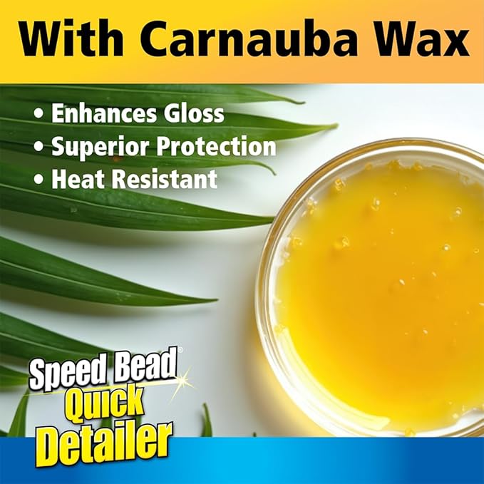 Stoner Car Care 92354 Speed Bead Quick Detailer Spray – Fast Detail Spray for Dust, Smudges and Light Contaminants – Enhances Gloss and Slickness With Carnauba Wax – 22 fl oz