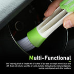 3 PCS Mini Duster for Car Air Vent, 3 Arms Small Duster Vent Cleaner, Blinds Cleaner Dusting Tool, Universal Cleaning Tools for Blinds, Keyboards, Fans (Green)