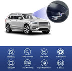 Fitcamx Front 2K+Rear 1080P Dash Cam Adapts for for Volvo XC90 2023-2026 Plug-in Hybrid B5 B6 T8 (Model B), OEM Style, Dual HD Video, WiFi & APP, Loop Recording, G-Sensor, Easy to Use, 64GB Card