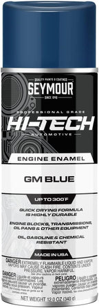 Seymour EN-67 Hi-Tech Engine Spray Paint, GM Blue