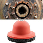 Wheel Hub Grinder Cleaning Tool,150mm Professional Wheel Hub Cleaner Hubs Resurfacing Kit,Whee-l Hu-b Grinder Ball Head Car Cup Brush Cleaning Set,for Tyre Change Rim Clean-ing and Rust Removal