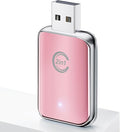 Wireless Carplay Adapter for iPhone, Convert Wired Car Play to Wireless, 2 in 1 Plug and Play Mini CarPlay and Android Auto Adapter for iOS 10 Android 11 and Above, Cars with Built-in Carplay (Pink)