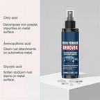 Rust Remover Spray - Fast-Acting Spray, Iron Powder Remover for Metal, Hardware Brake Solution, Engine Auto Liquid with Quick-Reaction Formula, Multipurpose Motorcycle Fluid for Oxidation Removal