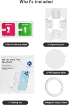 Magnetic Adapter Rings,Compatible with Kindle Pop Socket Magnetic,for Magsafe Accessories & Wireless Charging for iPhone 17/Air/16/15/14/13/12 Mini Plus Pro Max/Pixel 8/ S24 Ultra/ S23