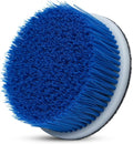 Nanoskin 5" Carpet & Upholstery Rotary Brush with 1.5-Inch Bristle - Premium Nylon Bristles, Perfect for Auto Detailing | Compatible with Most Buffers and Polishers | Enhanced Deep Cleaning Tool