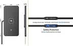 Wireless Charger Car Charging Pad,POLMXS 15W Wireless Phone Charger,RGB Cell Phone Cordless Charging Mat Compatible with iPhone 16/15/14/13/12 Galaxy S23 S22 S21 Note10(k1)