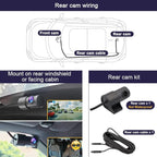 Fitcamx Front 2K+Rear 1080P Dash Cam Adapts for Mercedes-Benz C-Class 2022-2025 C300 Sedan Coupe Cabriolet (HD2-6635), OEM Style, Dual Loop Recording, WiFi & APP, G-Sensor, Easy to Use, 64GB Card