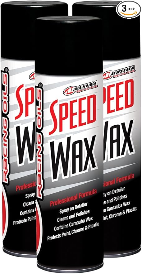 Maxima 70-76920-3PK Speed Wax Detailing Aerosol Spray, 46.5 fl. oz., 3 Pack