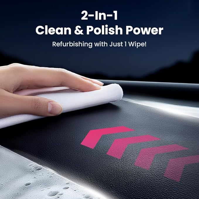 Polishing Cleaner Car Interior, 2026 Upgrade Car Interior Cleaner Spray, All Purpose Car Interior Detailer and Protectant, Dashboard Cleaner for Home Office Travel, Easy to Use (2PCS)