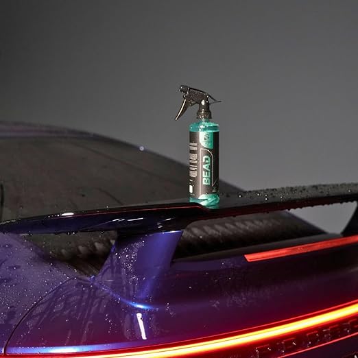 Ripclean Bead - 16OZ, Hydrophobic Ceramic Spray On, No Buff, Coating for Cars and Vehicles - High Gloss Solutions for Car Paint Wheels and Glass - Spray On, Rinse Off Easy DIY Use Formula