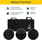 Seal Skin Covers Trunk Organizer for SUV, Car & Truck - Premium Heavy Duty and Collapsible with 3 Adjustable Sizes - Lightweight and Portable Storage Organizer - Easy to Use and Install in Any Vehicle