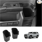 LUWU 2025 2026 4Runner Center Console Cup Holder Compatible with 2025 2026 Toyota 4Runner Interior Accessories Rear Seat Door Side Silicone Cup Holder Insert 4Runner 2026 Accessories