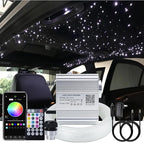 AKEPO Twinkle Fiber Optic Lights kit APP Control with Music Mode for Star Ceiling Sky Light Car Home Use, RGBW Light Engine+Optical Fiber Cable 460pcs of 9.8ft/3m(0.03+0.04+0.06in)+28key Remote