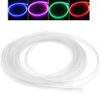 3.0mm Plastic Skirt Side Glow Optic Fiber Cable Car Light Decor (Length:100meters/328ft),PMMA-Skirt