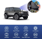 Fitcamx 4K Dash Cam Suitable for Ford Bronco 2021-2024 & Rapor (Not for Bronco Sport) HD2-14873, OEM Look, UHD 2160P Video, Built-in WiFi & APP, Loop Recording, G-Sensor, Plug & Play, 64GB Card
