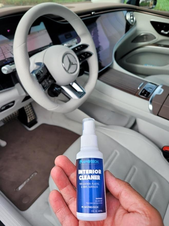 Nanotech Surface Solutions Interior Cleaner - All Purpose Interior Detailer - Car Dashboards, Leather, Vinyl, Plastic, Metal - Cleans Without Leaving Greasy Finish (1 Gallon (128 Oz.))