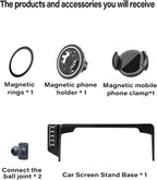 Magnetic Car Phone Mount for Honda CR-V 2023-2026 / HR-V 2023-2026 Accessories, for MagSafe Strong Magnets Cell Phone Holder 7/9-Inch Touchscreen Cradles, with Portable Phone Gripper