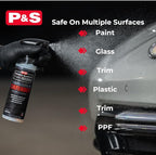 P & S Professional Detail Products Defender SiO2 Protectant Coating Topper & Standalone Sealant High-Gloss, Slick Finish Easy Spray & Wipe Renny Doyle Double Black - 1 Gallon