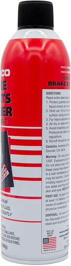 Denco #1930 Brake & Parts Cleaner Spray, Non-Chlorinated, Fast-Drying Degreaser, Low Odor Aerosol, 15.3oz (13oz net wt) (Case of 36)