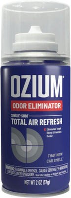 Ozium Air Sanitizer, 2 oz Car Fogger: Single-Shot Smoke Odor Eliminator & Car Air Freshener (That New Car Smell)