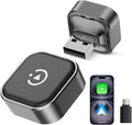 Spedal 2026 2-in-1 Wireless CarPlay & Android Auto Adapter, Ultra Mini Dongle Converts Wired to Wireless, WiFi 6 & Bluetooth 5.4, Plug & Play Stick for Cars with Factory Wired System, Low Latency