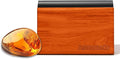 Car Air Freshener-The Original Wood Air Freshener for Visor Clip - Long Lasting Car Odor Eliminator and Scent Diffuser for Cabin, Truck & SUV-Includes 1 Metal Clips-Amber