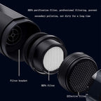 Car Vacuum Cleaner, 5000pa 70W Strong Suction Handheld Vacuum, Hand Vacuum Cordless with High Power, Rechargeable Quick Charge, for Home and Car Cleaning (Color : B)