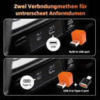 2026 2-in-1 Wireless CarPlay & Android Auto Adapter, Mini USB Dongle, Bluetooth 5.2, 5GHz WiFi, OTA Update, for Factory Wired CarPlay Vehicles