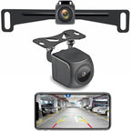 YEOIZO Wireless License Plate Backup Camera for Car/SUV - No Drilling WiFi HD 160° View, Waterproof Reverse/Rear View Camera with Real-Time Signal, Compatible iPhone/Android/iPad (Parking/Hitch Aid)