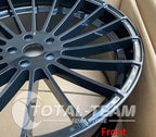 Generic 22"" HM STYLE GLOSS BLACK WHEEL RIM FIT BMW X5 E70 F15 X6 E71 F16 5X120 SET OF 4 e371